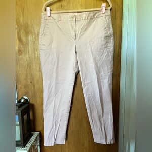 Talbots Blush Pink Chino Pants; 12P